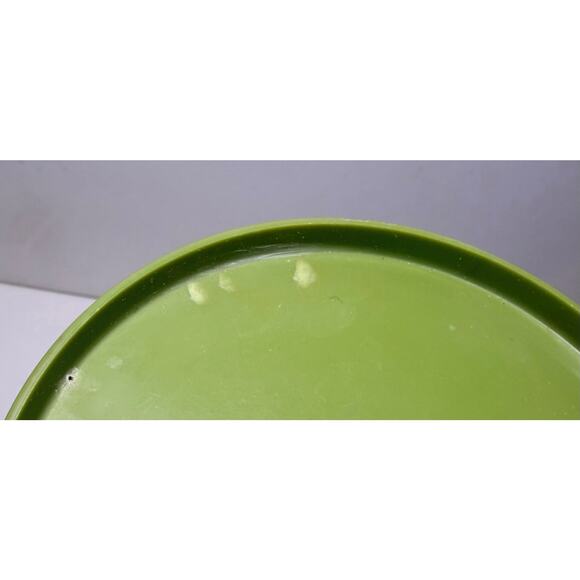 2 Vintage Pyrex Stack & See Storage Containers Avocado Green 1970's - Picture 8 of 9